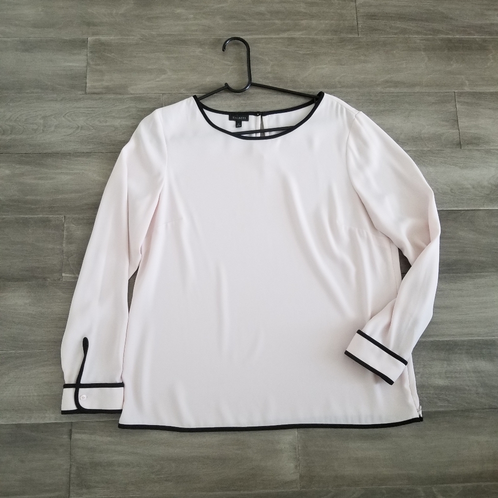 NWOT Talbots Pastel Pink Blouse